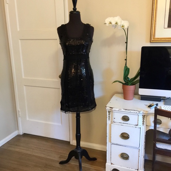 Black Sequined Dress - Picture 11 of 16